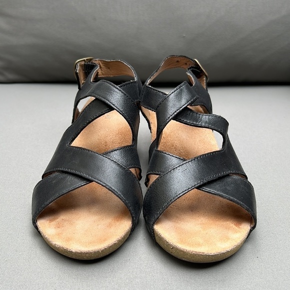 Josef Seibel Ruth 15 Platform Sandals Black Sz 36 - Picture 2 of 15